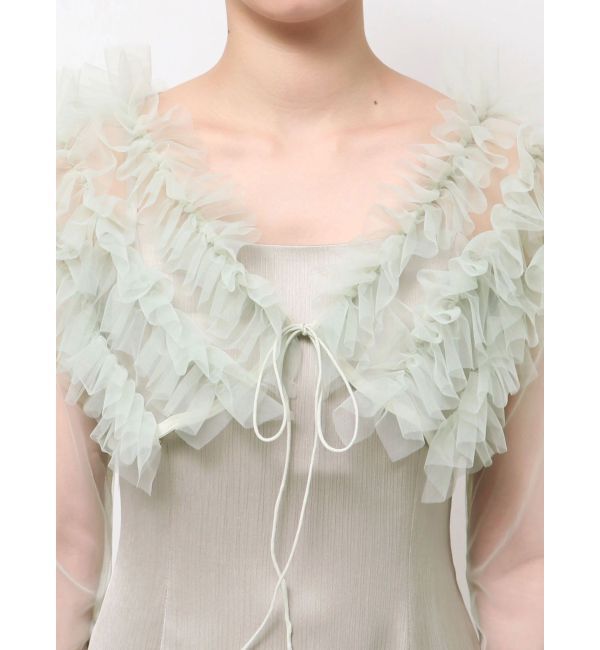 LAGUNAMOON「LADYチュールボレロキャミワンピース」|ワンピース|