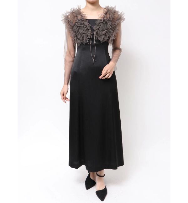 LAGUNAMOON「LADYチュールボレロキャミワンピース」|ワンピース|