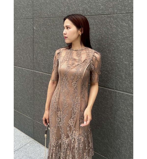 LAGUNAMOON「LADYレースティアードワンピース」|ドレス|