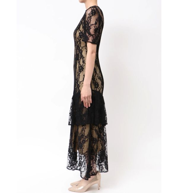 LAGUNAMOON「LADYレースティアードワンピース」|ドレス|