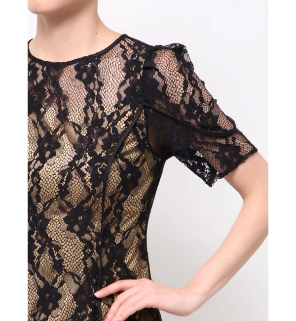 LAGUNAMOON「LADYレースティアードワンピース」|ドレス|