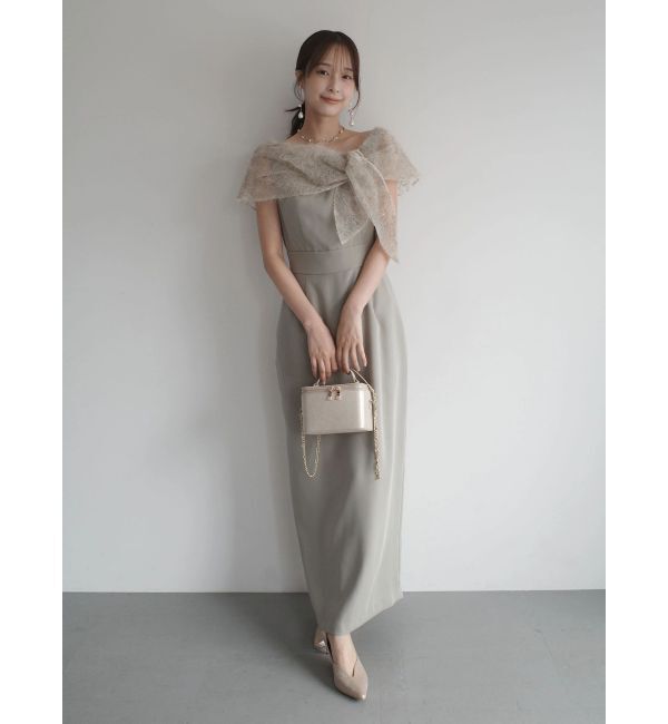 LAGUNAMOON「LADYオフショルレースドレス」|ドレス|