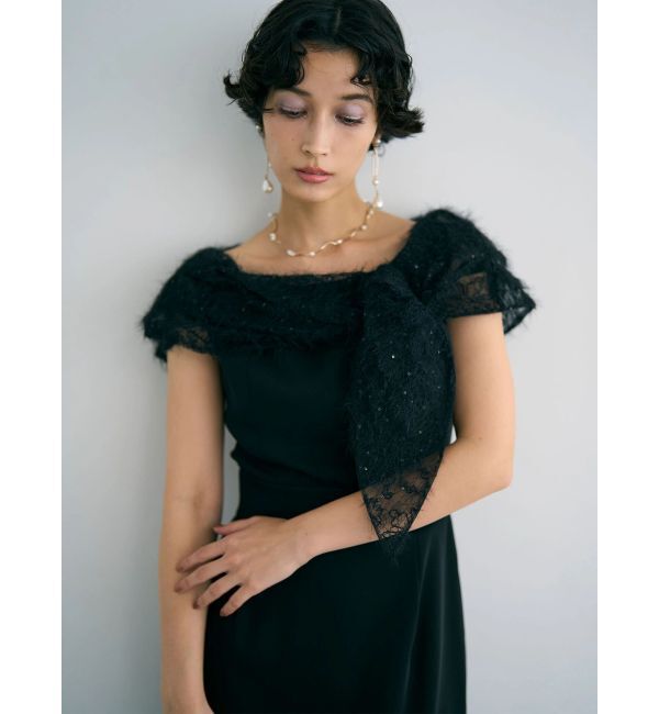 LAGUNAMOON「LADYオフショルレースドレス」|ドレス|