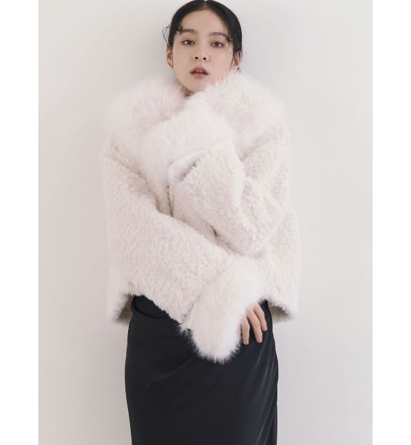 LAGUNAMOON「ビッグカラーエコファージャケット」|その他|