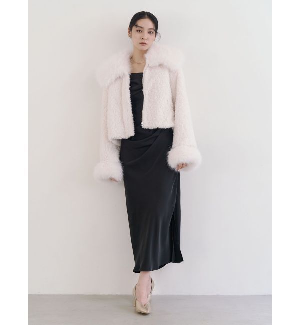 LAGUNAMOON「ビッグカラーエコファージャケット」|その他|