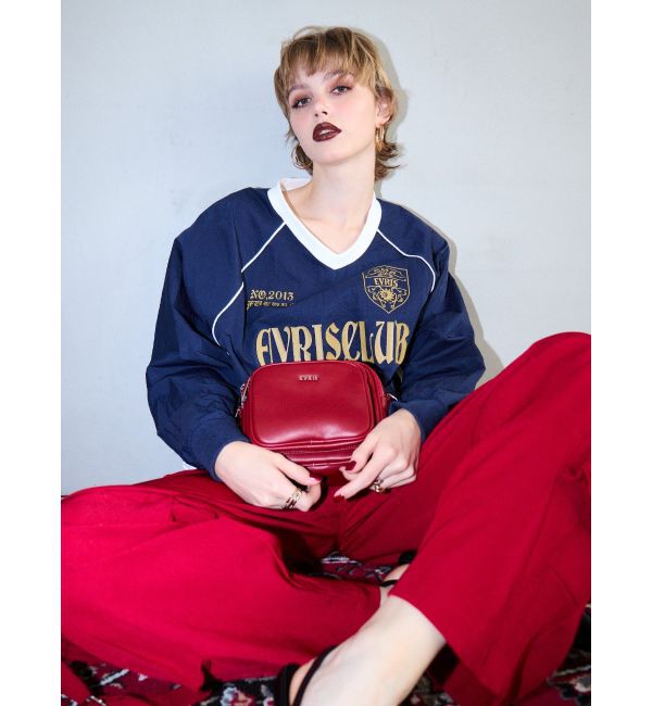 EVRIS「ブロケットコアナイロンユニフォームトップス」|Tシャツ・カットソー|