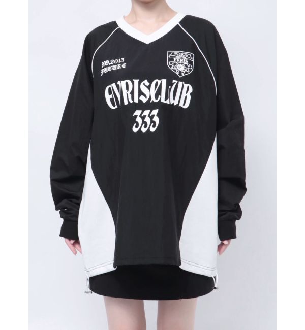 EVRIS「ブロケットコアナイロンユニフォームトップス」|Tシャツ・カットソー|