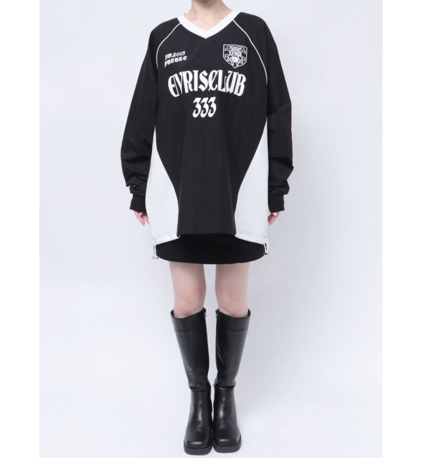 EVRIS「ブロケットコアナイロンユニフォームトップス」|Tシャツ・カットソー|