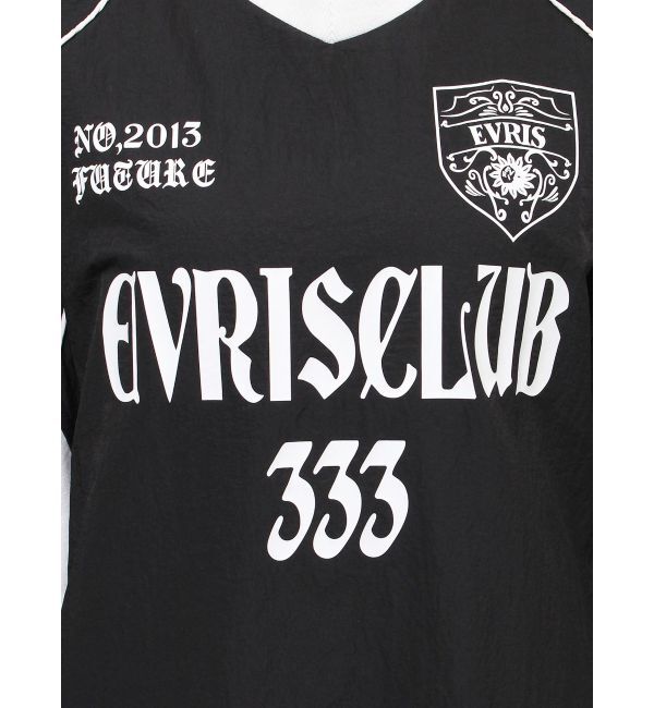 EVRIS「ブロケットコアナイロンユニフォームトップス」|Tシャツ・カットソー|