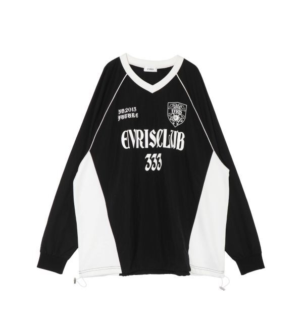 EVRIS「ブロケットコアナイロンユニフォームトップス」|Tシャツ・カットソー|