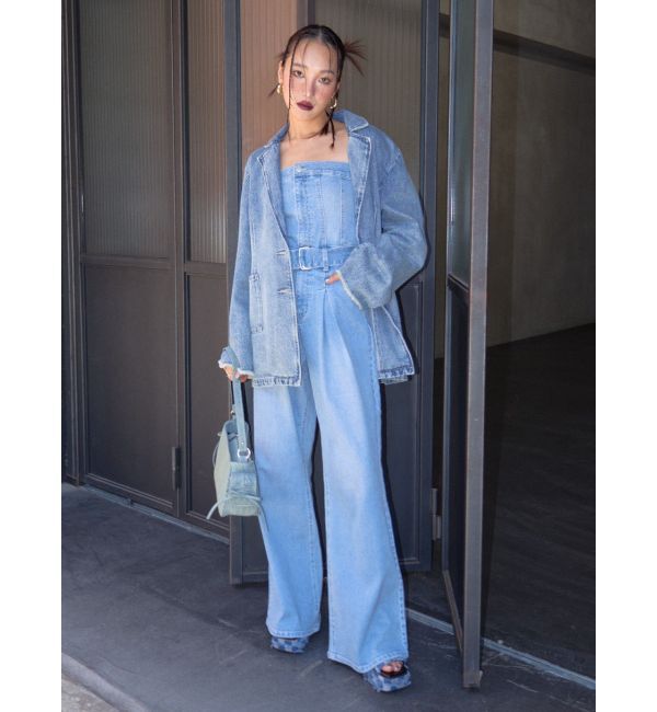 EVRIS「デニムハンドBAG」|ハンドバッグ|