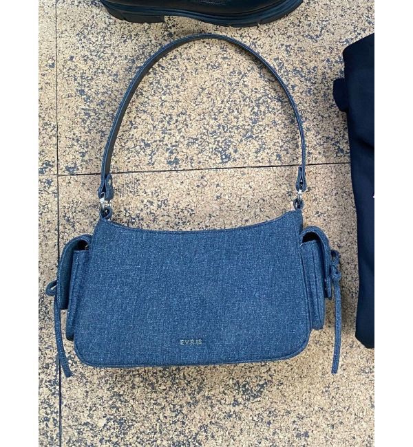 EVRIS「デニムハンドBAG」|ハンドバッグ|インディゴ