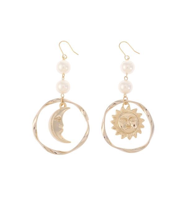 EVRIS「CIRCLE SUNNY MOTIFピアス」|ピアス|