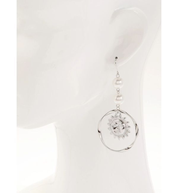 EVRIS「CIRCLE SUNNY MOTIFピアス」|ピアス|