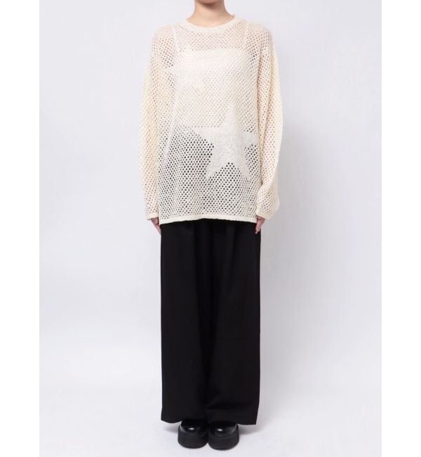 jouetie「スターモチーフメッシュニット」|ニット・セーター|