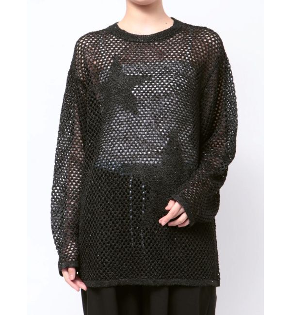 jouetie「スターモチーフメッシュニット」|ニット・セーター|