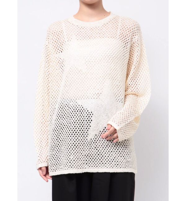 jouetie「スターモチーフメッシュニット」|ニット・セーター|