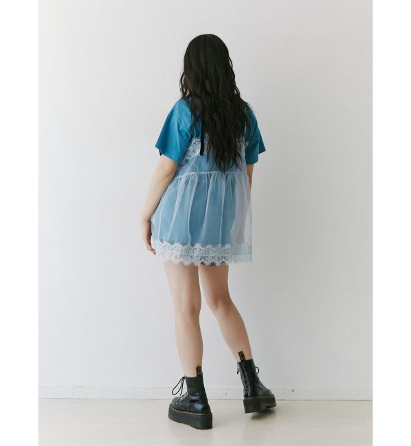 jouetie「ランジェリーレイヤードチュニックTシャツ」|Tシャツ・カットソー|