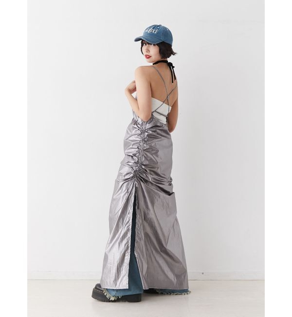 jouetie「メタリックレースキャミワンピース」|ワンピース|