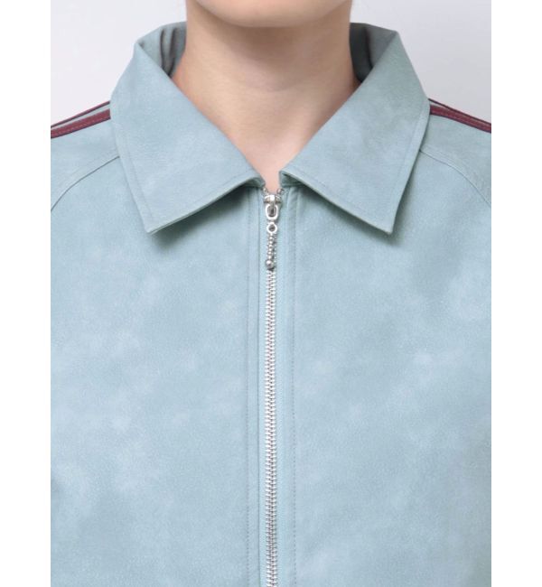 jouetie「フェイクレザーバイカーブルゾン【セットアップ対応】」|ブルゾン・スタジャン|