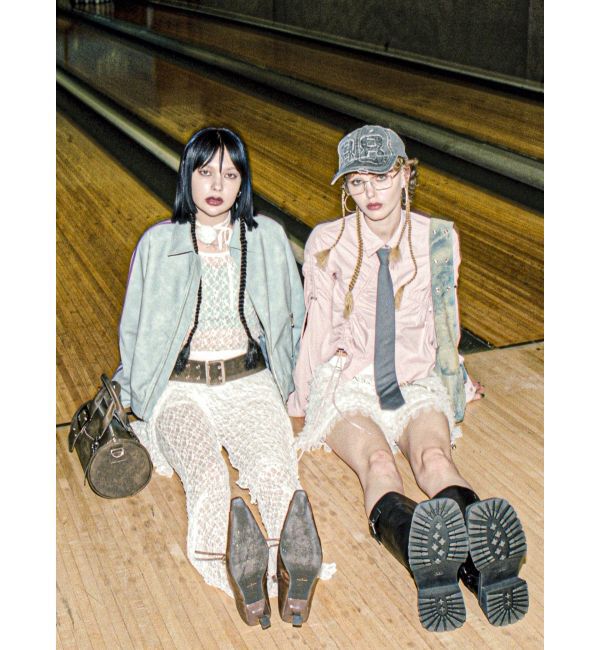 jouetie「フェイクレザーバイカーブルゾン【セットアップ対応】」|ブルゾン・スタジャン|