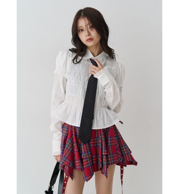 jouetie「アシメヘムベルテッドミニスカート」|スカート|