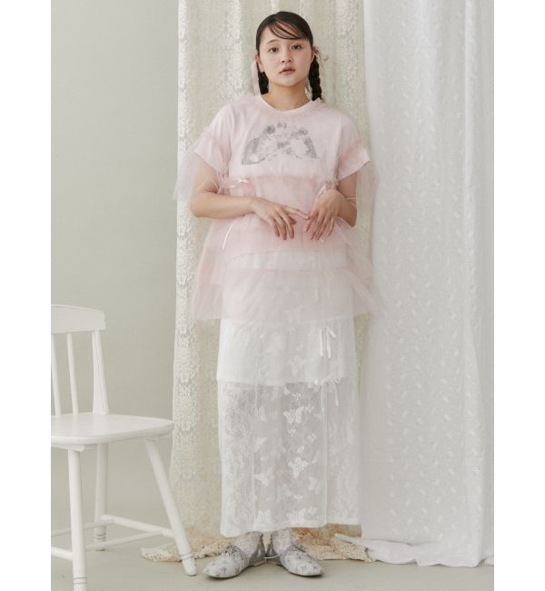 merry jenny「CAT ribbon Tee」|Tシャツ・カットソー|