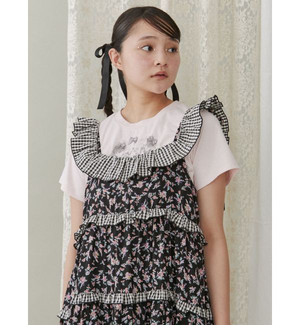 merry jenny「CAT ribbon Tee」|Tシャツ・カットソー|