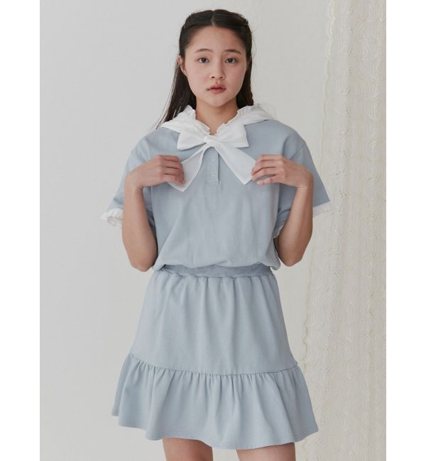 merry jenny「リボンフードミニワンピース」|ワンピース|