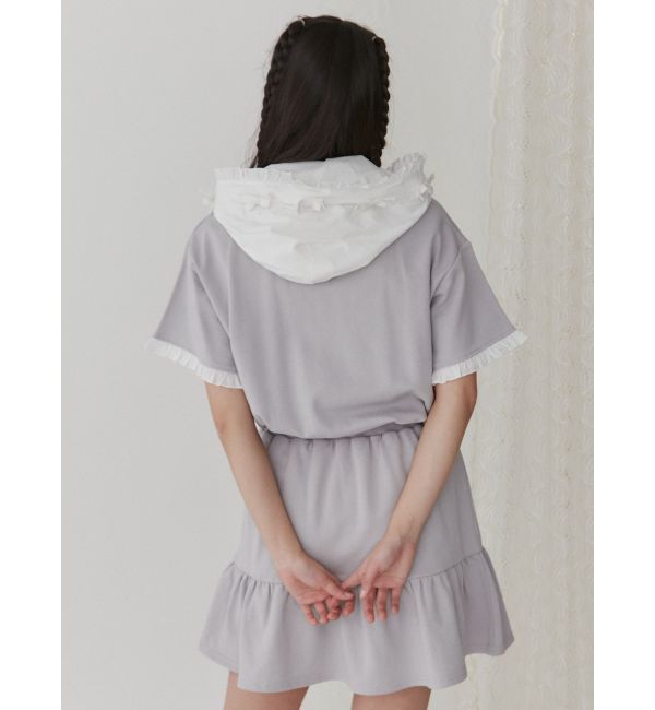 merry jenny「リボンフードミニワンピース」|ワンピース|