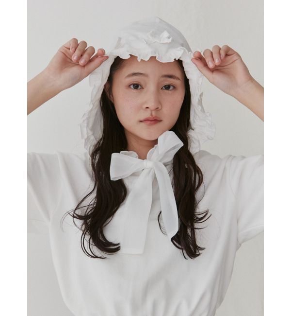 merry jenny「リボンフードミニワンピース」|ワンピース|