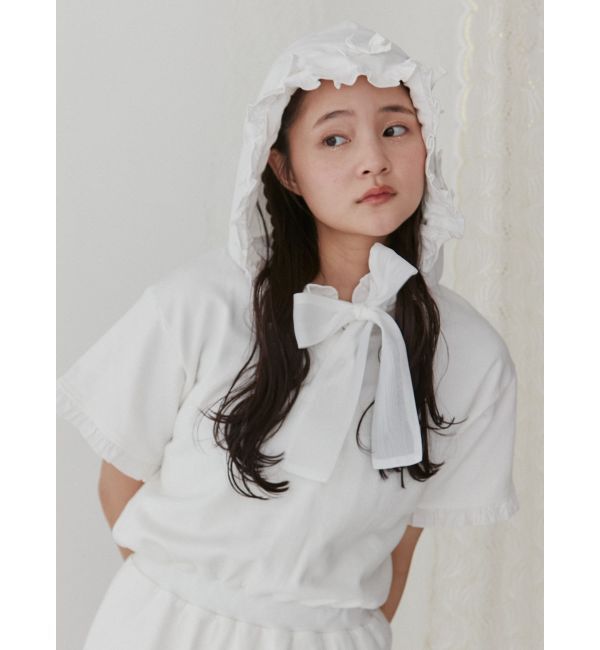 merry jenny「リボンフードミニワンピース」|ワンピース|