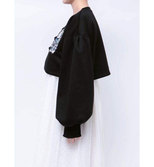 merry jenny「【KEITA MARUYAMAコラボ】まねきねこチャイナカーディガン」|Tシャツ・カットソー|