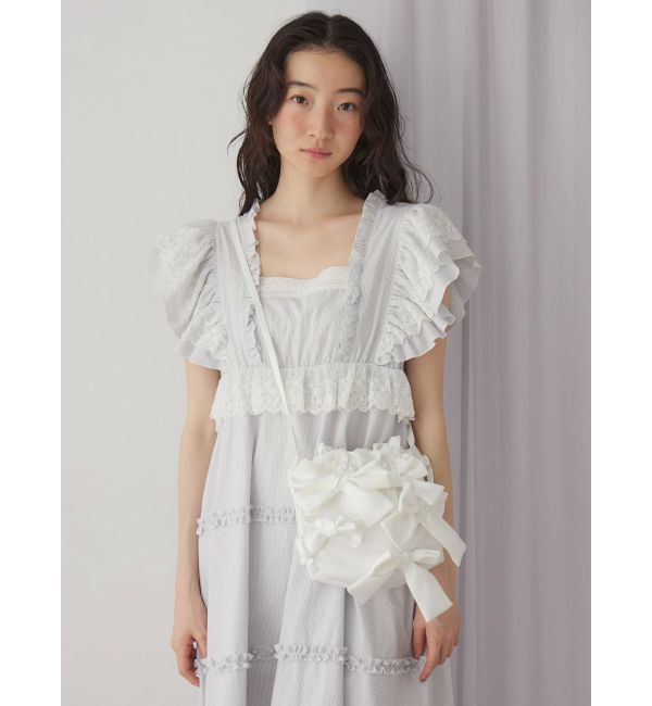 merry jenny「ストライプレースワンピース」|ワンピース|