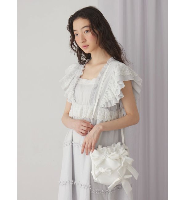 merry jenny「ストライプレースワンピース」|ワンピース|