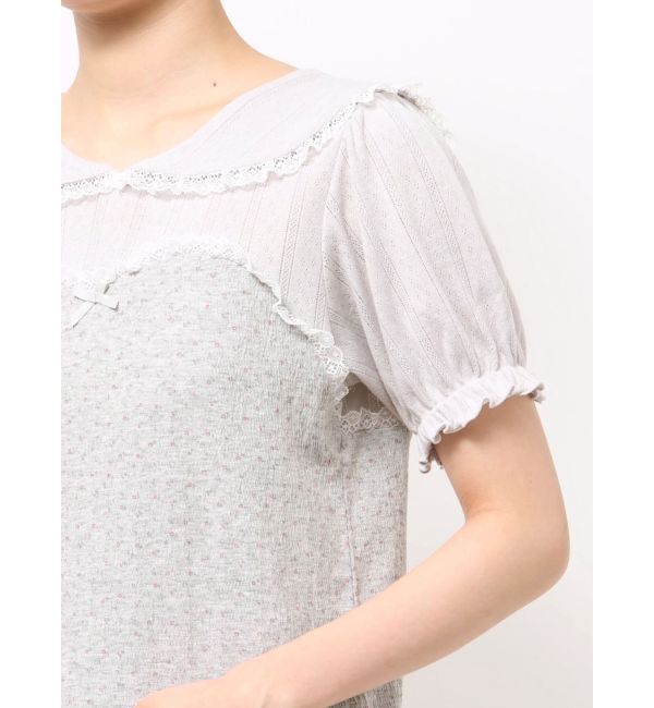 merry jenny「petit flowerセーラートップス」|Tシャツ・カットソー|