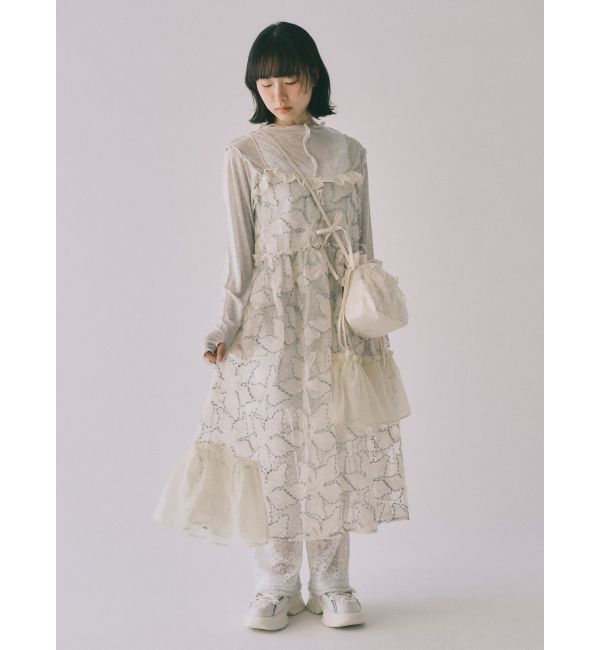 merry jenny「ribbonジャガードスニーカー」|スニーカー|