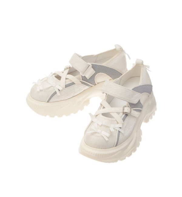 merry jenny「ribbonジャガードスニーカー」|スニーカー|