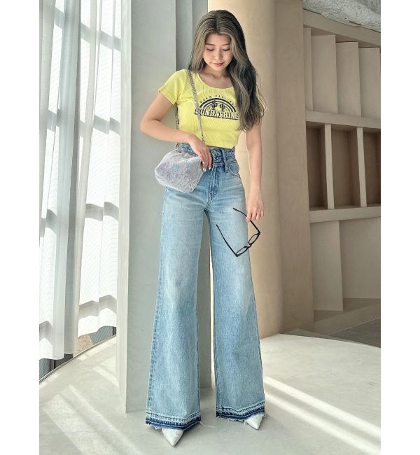 GYDA「SUNBATHINGブリーチSHORT Tシャツ」|Tシャツ・カットソー|