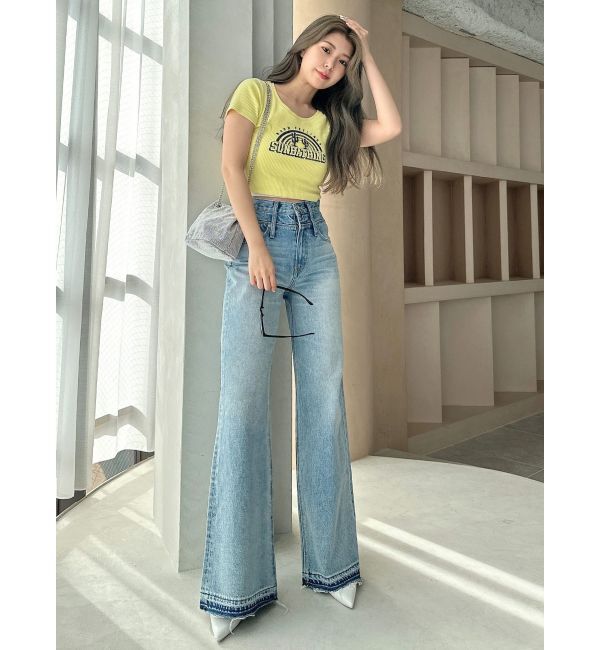 GYDA「SUNBATHINGブリーチSHORT Tシャツ」|Tシャツ・カットソー|