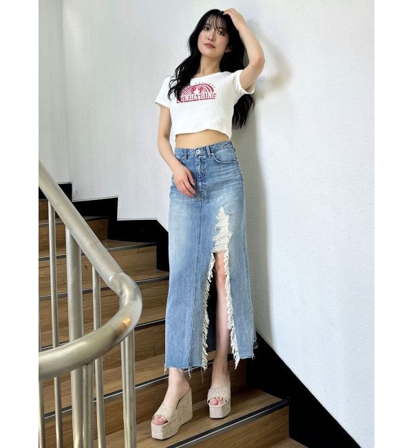 GYDA「SUNBATHINGブリーチSHORT Tシャツ」|Tシャツ・カットソー|