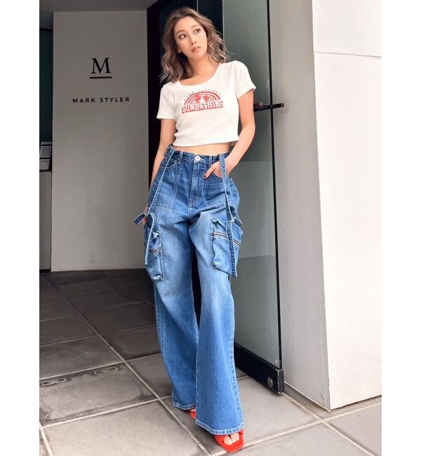 GYDA「SUNBATHINGブリーチSHORT Tシャツ」|Tシャツ・カットソー|