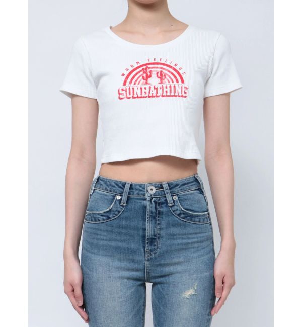 GYDA「SUNBATHINGブリーチSHORT Tシャツ」|Tシャツ・カットソー|