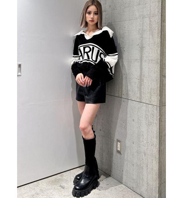 GYDA「フェイクレザーショートパンツ」|その他|