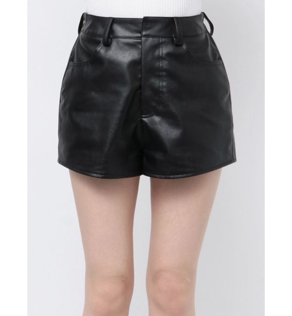 GYDA「フェイクレザーショートパンツ」|その他|