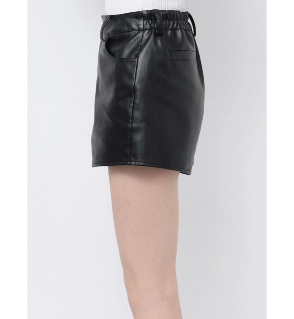 GYDA「フェイクレザーショートパンツ」|その他|