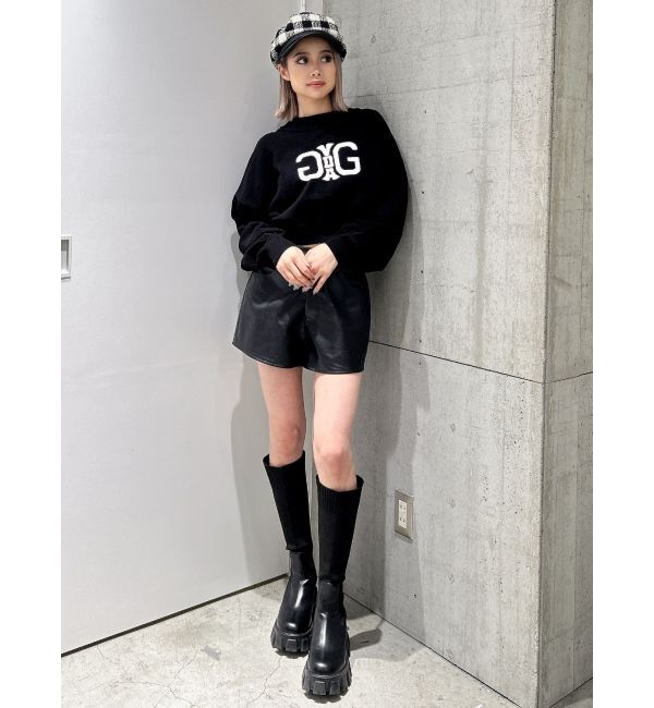 GYDA「フェイクレザーショートパンツ」|その他|