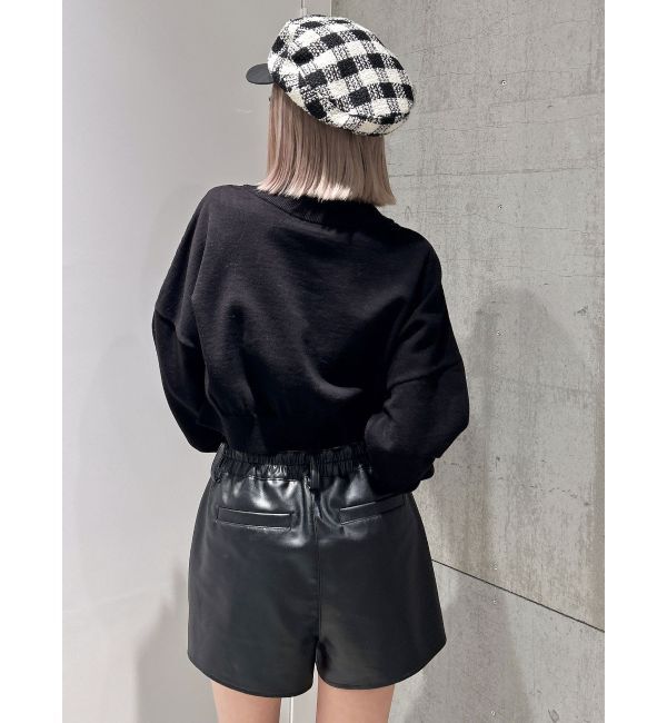 GYDA「フェイクレザーショートパンツ」|その他|