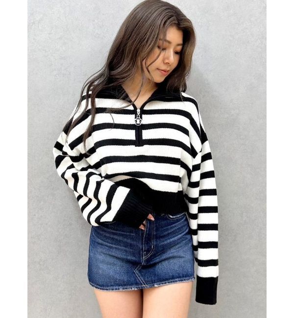 GYDA「Symmetry GYDAスライダーニットトップス」|ニット・セーター|