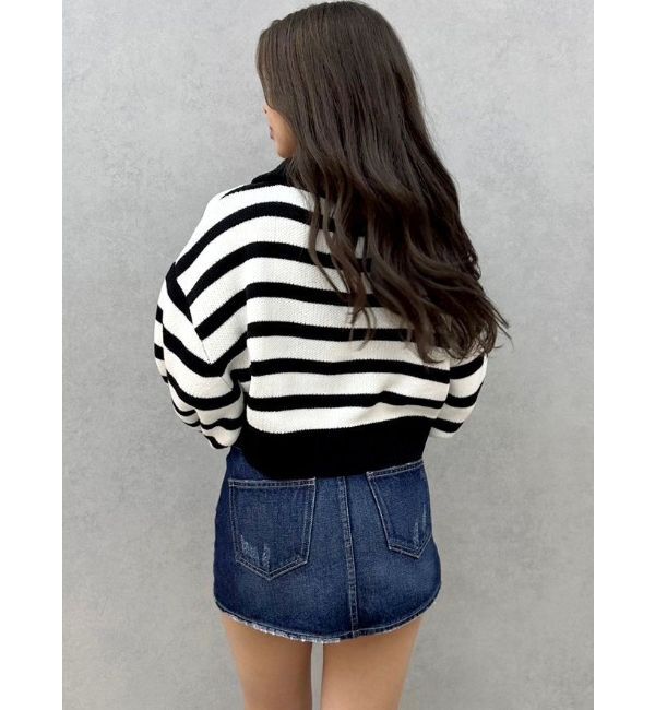 GYDA「Symmetry GYDAスライダーニットトップス」|ニット・セーター|